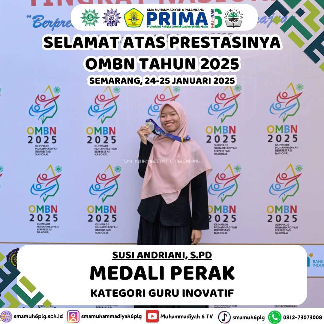 Selamat Atas Prestasinya Olimpiade Muhammadiyah Berprestasi Nasional (OMBN) 2025